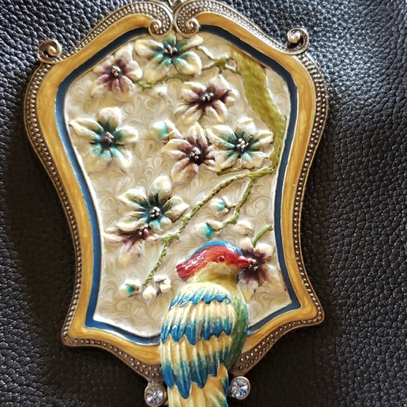 Antique elaborate handheld mirror - Picture 2 of 8